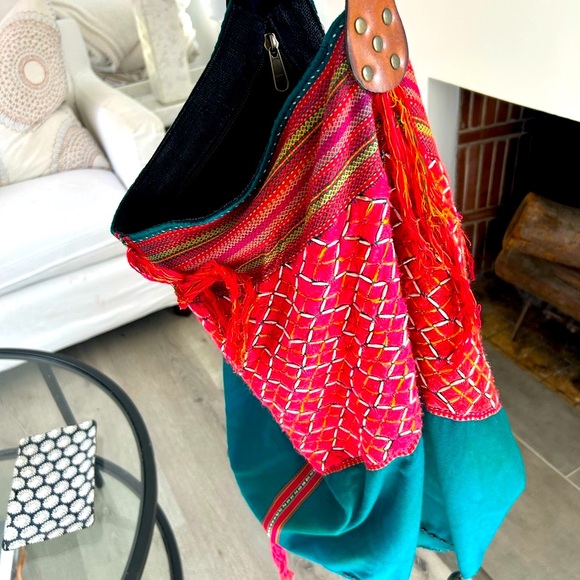 Vibrant Shoulder Free People Boho Bag with Unique Design LIKE NEW